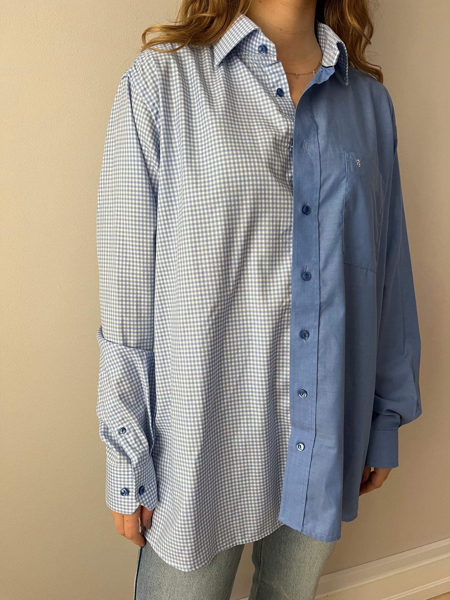 Blue Checkered Shirt